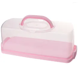 Storage Bottles Tiny Gift Box Portable Bread Container Boxes Small Loaf Cake Keeper Saver Airtight Bins Breadbox