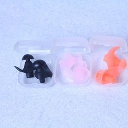 1 Pair Silicone Waterproof Soft Ear Plugs Swimming Dust-Proof Earplugs Anti-noise Ear Saver Ear Protector Swimming Supplies