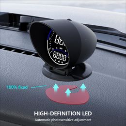 ZQKJ G6 HUD GPS System for All Car Head Up Display Digital Speedometer Auto Electronics Accessories Speeding Alarm LCD Screen