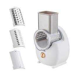 Electric Potato Chopper Household Gadgets 3-in-1 Multifunctional Potato Shredder Carrot Cheese Rechargeable Kitchen Accessories
