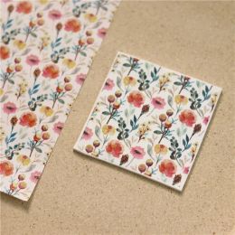 10.5x13.5cm Soft Pottery Special Watercolour Flower Transfer Paper DIY Earrings Jewellery Colouring Colour Sticker Polymer Clay Tools