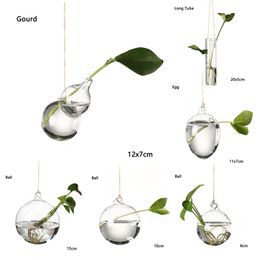 Creative Garden Hanging Glass Ball Vase Hydroponics Flower Plant Pot Terrarium Container Party Wedding Home Decoration