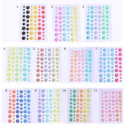 Embellishments For Scrapbooking Enamel Dot Sticker Resin Sticker Dot DIY Crafts Making Decoration Scrapbooking Tools6326880