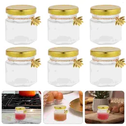 Storage Bottles 20pcs Mini Honey Jars Sealing Jam Small Glass Canning Containers