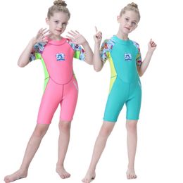 Girls Wetsuit Boys Diving Suits Thick Warm 2.5mm Neoprene Anti-UV Children's Thermal Surfing Swimming Scuba Jellyfish Wear
