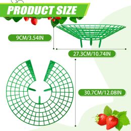 5/10/20Pc Strawberry Supports Round Strawberry Growing Racks Plastic Plant Stand Vegetable Frame Holder for Home Garden Supplies