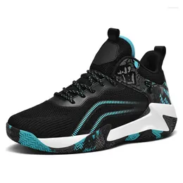 Basketball Shoes Summer Men Mesh High Top Sneakers Training Sport Breathable Plus Big Size 47 48 Drop 2024