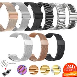 20mm 22mm Smart Watch Bands For Huawei Watch GT3 GT 3 42 46mm Wrist Straps GT2 GT3 Pro 43 46mm Watchband Bracelet Metal Correa