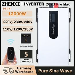 SAINT OLM WiFI 12000W 10KW Inverter Pure Sine Wave 12V/24V/48V/60V/72V/96V To Ac 110V/120V/130V/220V/230V/240V RV Inverter