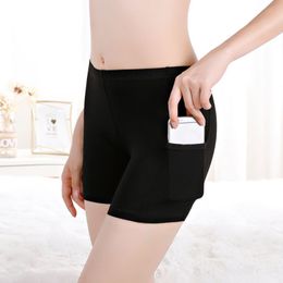 Safety Shorts Pants Size Safety Pants Boxer Shorts Under Skirt with Pockets Safety Shorts Under Skirt Thigh Chafing Lace Pants