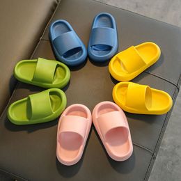 New Children Kids Soft Slippers Baby Boys Girls Waterproof Antiskid Bathroom Kids Slippers Summer Cute Beach Shoes