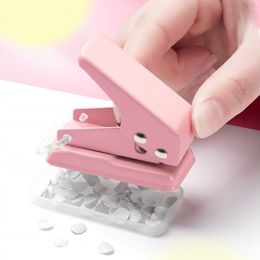 Binding Supplies Student Stationary Handcrafts Hole Puncher Mini Single Hole Punch Paper Puncher School Office Supplies