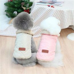 Dog Apparel Wool Coat Quilted Embroidered Nylon Silk Material Is Soft Durable Warm And Comfortable Pet Favourite Belly Wrap Cotton