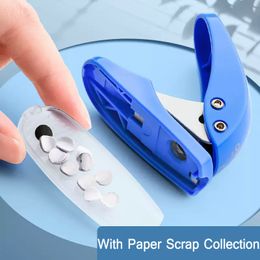 Office Binding Tools 1 Hole Puncher 6mm Hole Punch Manual Paper Puncher Portable Mini Punching Machining For Paper