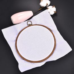 Sewing Tool Round Bamboo Embroidery Hoops Frame Set Plastic Embroidery Hoop Rings For DIY Cross Stitch Needle Craft Tool