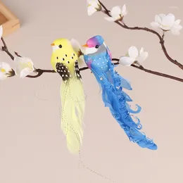 Garden Decorations 1Pc Random Artificial Birds Fake Foam Animal Simulation Feather Models DIY Wedding Home Ornament Decoration