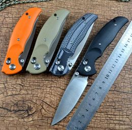 YSTART JIN02 Fold Knives axial lock D2 satin blade ball bearing washer G10 handle outdoor knife camping hunting pocket knife EDC 1740859