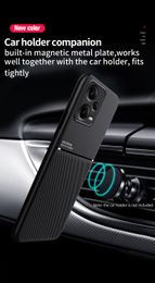 Leather Case For Xiaomi Redmi Note 12 Pro+ Plus Luxury Car Magnetic Holder Soft Edges Phone Cover Note12 Note12pro Note12proplus