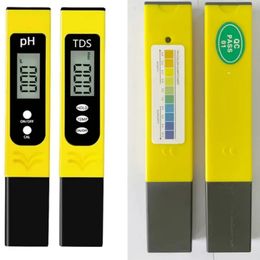 High Accuracy TDS PH Meter digital Water Quality Tester for Water Purity PPM Filter Hydroponic for Aquarium Pool Water Monitor