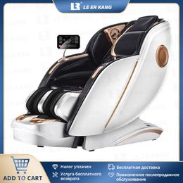 LEK AI Voice Control Large Size Full Body Zero Gravity Massage Chair Stretching Kneading Shiatsu Massage Chair Sofa Calf Roller