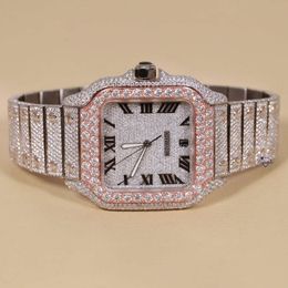 Luxury Looking Fully Watch Iced Out For Men woman Top craftsmanship Unique And Expensive Mosang diamond Watchs For Hip Hop Industrial luxurious 34866