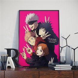 Jujutsu Kaisen Classic Anime Modular Print Art Canvas Poster For Living Room Decor Home Wall Picture