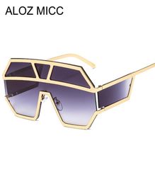ALOZ MICC New One Piece Lens Sunglasses Women Oversized Square Sun Glasses 2019 Brand Designer Men Sun Glasses Shades UV400 A6416038563
