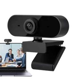 Webcams Webcam For PC HD 720P Webcam With Microphone 360 Adjustable Streaming Camera PC Camera Web Cam For PC Monitor Driver Free Laptop