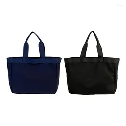 Totes Women Waterproof Handbag Casual Tote Female Simple Solid Color Large Capacity Shoulder Bag For Travel Daily Shopping School Work