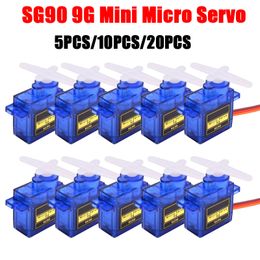 5pcs 10pcs 20pcs 50pcs 100pcs SG90 SG 90 9G Mini Micro Servo for RC 250 450 Helicopter Airplane Car Vehicle Boat Models