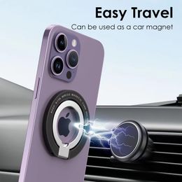 Magnetic Phone Stand Grip Finger With Ring Stand Car Magnets Holder Universal Bracket For iPhone 14 13 12 Pro Max 14Plus 13Mini