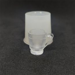 1PCS Miniature Dollhouse Mug Mini Cup Silicone Mould for UV Glue DIY Doll House Tableware BJD Blyth Accessories Toy