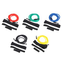 300cm Adjustable Swim Training Resistance Elastic Belt Swimming Pool Exerciser Safety Rope Latex Tubes Swimming Training Rope