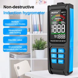 Inductive Wood Timber Moisture Metre Non-destructive Timber Damp Detector Analogue Dual Display Digital Ambient Humidity Hygromete