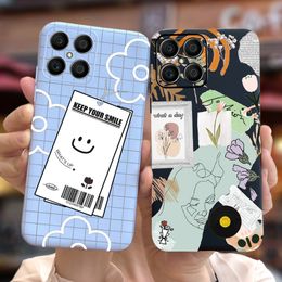 For Honour X8 4G Case Stylish Are Painted Cover For Huawei Honour X7 X8 X9 Phone Case HonorX7 HonorX8 Back Cover Soft Fundas Coque