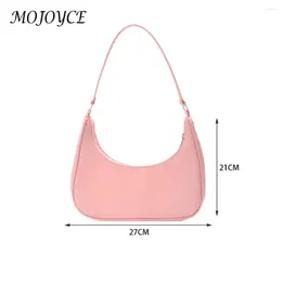 Shoulder Bags Casual Women Top-handle Handbag Solid Color Purse Lipstick Underarm Hobos For Leisure Shopping