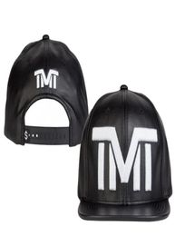 Fashion Fashion TMT Snapback Hat The Money Hats Summer Visor Leather Cap St Skateboard GorraAdjustable Caps7761241