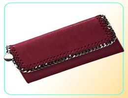 Fashion Women Purse Stella Mccartney Long Sqaure Hasp Lady Wallet Soft PVC Leather Bag 10236992151