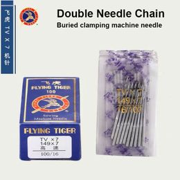 500pcs Industrial Sewing Needles UO113 TQX1 TVX7 DVX63 Flying Tiger for Lockstitch Overlock Postbed Buttonhole Sewing Machine