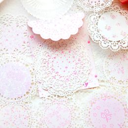 Yoofun 20 pcs/lot Creative Lace Material Paper Decorative Scrapbooking Diary Journaling Collage Material Background Paper