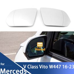 For Mercedes-Benz V Class W447 Vito Mercedes W447 2016-2023 Left or Right Side Heated Wing Mirror Glass Rearview Mirror Lens