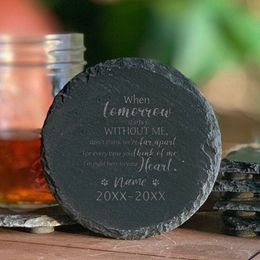 When Tomorrow Starts...Large Personalised Pet Slate Rock Pet Tombstone Custom Dogs Name Marker Plaque Pet Memorial Stone
