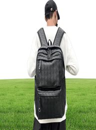 Sac A Dos 2021 Luxury Big Backpack Black School Waterproof Bag Pack Trendy Woven Large Pu Leather Rucksacks Mens Laptop Bags5406389