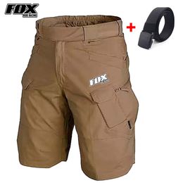FOX RIDE RACING Men's Mtb Shorts Summer Bicycle Downhill Trousers Waterproof Mountain Bike Short Pants Clothing Cycling Bottoms