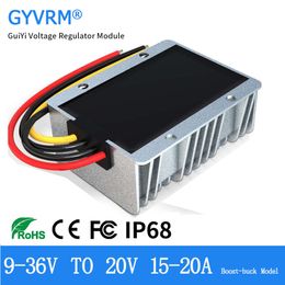 DC-DC 20 Volt Stabiliser 9-36V to 20V Buck Boost Converter 12V 24V to 20V 15A 20A 400W Buck-Boost Model for Car Notebook