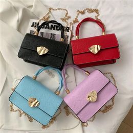 Shoulder Bags 2024 Fashion Spring And Summer French Trend Female Bag Texture Hand-held Chain Messenger Small