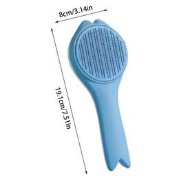 Pet Comb Hair Remover Cat Dog Cleaning Slicker Brush Automatic Grooming Care Detangler Comb Cat Hair Brush Puppy Pet Accessories