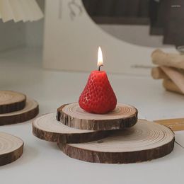 Candle Holders 1 Pcs Scented Accessory Set Wooden Storage Tray Plate For Home Decoration 2024