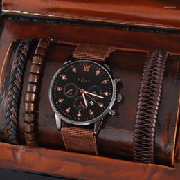 Wristwatches Mens Quartz Watches Fashion Simple Business Belt Watch Men Student Wristwatch Relogio Masculino