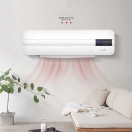 Fans 220V Energysaving Wallmounted portable Air Conditioner Heating Fan Home Dormitory Timing Free Installation Remote Control